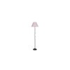 Mariel Multicolour Fabric Floor Lamp with Black Iron Base