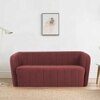 Candler Fabric Sofa (Pink)