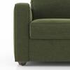Apollo Compact High Back 3 Seater Fabric Sofa in Moss Green Colour