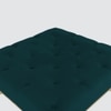 Ema Ottoman in Peacock Green Colour