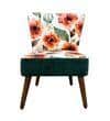 Rowan Accent Chair with Flower Print