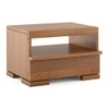 Ohio Bedside Table in Amber Walnut Finish
