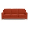 Abbey 3 Seater Fabric Sofa in Lava Colour