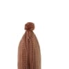 Jersey Chunky Knit Rust Decorative Cushion Cover 12 x 20 Inches