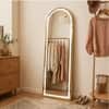 The Artment Gold Halo Arch Unbreakable Floor Mirror For Home (160 X 50 CM)