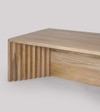 Vilaym Solid Wood Coffee Table In  Natural Finish