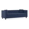 Windsor Premium 3 Seater Fabric Sofa in Lapis Blue Colour