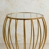 Contemporary Iron Side Table in  Finish - Set of 2
