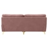 Osbert Velvet 3 Seater Sofa in Pink Color