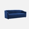 Camro Fabric Sofa (Navy Blue)