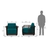 Serra 1 Seater Wooden Sofa
