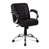 Lavish Medium Back Office Desk Chair (Brown)