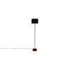 Emme Black Cotton Shade Floor Lamp