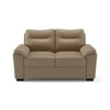Adelaide 2 Seater Leatherette Sofa in Cappuccino Colour