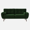 Faro Velvet 3 Seater Sofa in Green Colour