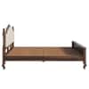Verona Shesham Solid Wood Queen Size Bed Non Storage Bed In Provincia Teak Finish