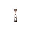 Olivia Blue Cotton Shade Floor Lamp