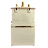 D'Dass Multi Color Mdf and Sheesham Wooden Temple With Cabinet For Pooja