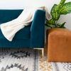 Alpha Fabric Sofa - Blue