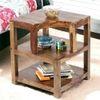 Aural Bedside Table - Teak Finish