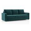 Apollo Sofa Set (Colour : Malibu, Cushion : Hard, Back Type : Regular, Seater : 3+1+1)