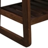 Brastad Solid Wood Shoe Rack with Seating in Walnut Brown finish