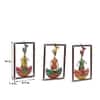 Desert Art Metal Handpainted Musician Wall Hanging Set of 3