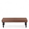 Cairo Sheesham Wood Accent 3 Seater Bench In Taupe Brown Velvet