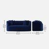 Baiwang Fabric Sofa (Navy Blue)