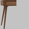 Scandinavian Dover Oak Console Table in Brown Colour
