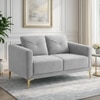 Arab Velvet 2 Seater Sofa Grey Color