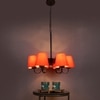 Devansh Steel Wall Mounted Lamp With Cotton Off Black Shade