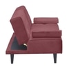 Horizon 3 Seater Sofa Bed Cum In Dark Pink Colour