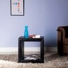 Berlin Bedside Table - Dark Walnut Finish