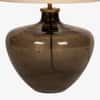 Ivy Handicrafted Table Lamp in Dark Green and White Colour