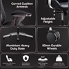 Kepler Brooks Atlas Premium Leatherette Office Desk Chair in Black Colour