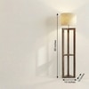 Triad Beige Jute Floor Lamp with Beige Jute Base