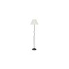 Tallulah Off-White Cotton shade with Iron floor lamp