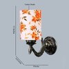 Devansh Metal Electric Wall Light in Antique Gold Colour with Multi Shade Count of 1 Light