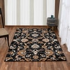 Presto Black Traditional Hand Tufted Wool Carpet 6X9 Feet
