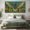 The Castle Decor Birds Art Wall Painting Wooden Framed 27x48 Inch