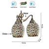 Devansh Metal Electric Wall Light in Multi Colour with Multi Shade Count of 2 Lights