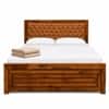 Chesterfield Solid Wood Bed in Natural