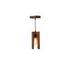 Jet Brown Solid Wood Single Hanging Light