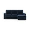 Apollo Compact Sofa (Colour : Cobalt, Cushion : Soft, Back Type : Regular, Seating Capacity : Right Aligned 2 Seater + Right Aligned Chaise)