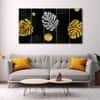The Castle Decor Abstract Wall Painting Wooden Framed 27x48 Inch for Living Room (Style 3)