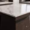 Geometric Nesting Marble Accent Table Set Soft Square Set of 2