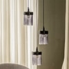 Furrow Cluster of 3 Handcrafted Hanging Lamp