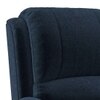 Lebowski Fabric One Seater Manual Recliner in Cobalt Fabric Colour