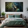The Castle Decor Krishna Ji Wall Painting Wooden Framed 27x48 Inch (Style 17)